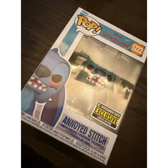 Funko Pop Disney Lilo and Stitch - Limited Edition Annoyed Stitch-1222 - Picture 3 of 10
